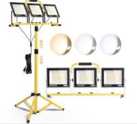 GoBright 31000 Lumen LED Portable 3-Head Work Lights