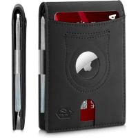 Airtag Holder Zitahli Rfid Leather Wallet
