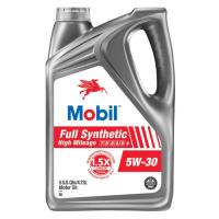 Mobil Full Synthetic High Mileage Motor Oil 5W-30 5Q