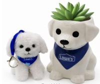 Puppy Planter and Plush Keychain First 150 Lowes April 4th 10 am