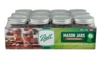 Ball 8oz Mouth Glass Mason Jars 12 Pack