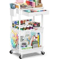 Sunally 3-Tier Sunally Rolling Storage Cart