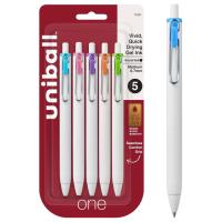 uniball one Retractable Gel Pens 5 Pack