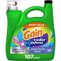 Gain Odor Defense Liquid Laundry Detergent 107 Loads