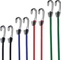 Yelier Bungee Cords with Hooks 8-Pack