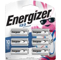 Energizer 123 Lithium Batteries 6 Pack