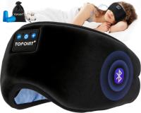 Topoint Blackout Bluetooth Headphone Eye Sleep Mask