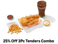 Popeyes 3-Piece Tenders Combo