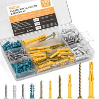 Incly Drywall Anchors and Screws Kit