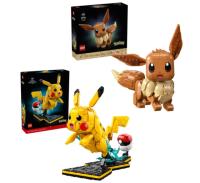 Lego Pokemon Eevee and Pikachu and Poke Ball Bundle