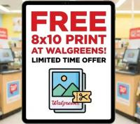 Free 8x10 Photo Print at Walgreens with Coupon MVPMOM