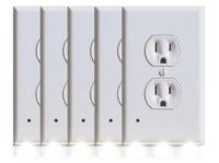 BH Outlet Cover with LED Night Light 5 Pack