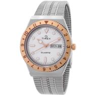Timex Q Womens 36mm Silver Dial Watch