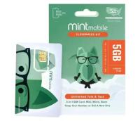 Mint Mobile 3-Month 5GB Prepaid SIM Card Kit