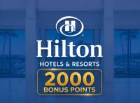 Hilton 2000 Bonus Points Per Stay Until August 2026