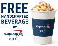 Free Handcrafted Beverage at Capital One Cafe