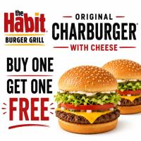 The Habit Burger Charburger with Cheese Buy One Get One