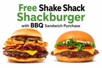 Shake Shack ShackBurger with BBQ Sandwich Purchase