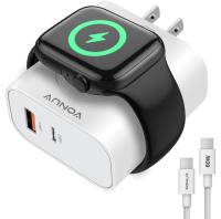 Vonuv 3-in-1 20w USB-C Dual Port Apple Watch Charger