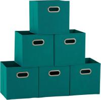 Household Essentials Fabric Storage Cubes 6 Pack