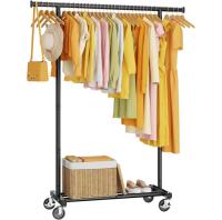 Hyseyy Metal Rolling Clothes Rack