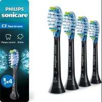 Philips Sonicare C3 Two-in-One Replacement Electric Toothbrush Heads 4 Pack