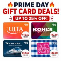 Amazon Prime Day 2026 Gift Card Sale Up To 20% Off