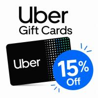 Uber and UberEats Discounted Gift Card