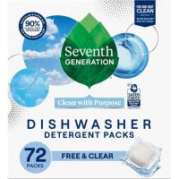Seventh Generation Dishwasher Detergent Packs 72 Count