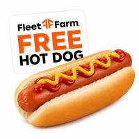 Hot Dog at Fleet Farm June 27th 11am to1pm