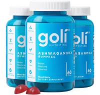 Goli Ashwagandha and Vitamin D Gummy 3 Pack