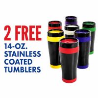 2 Free Stainless Tumblers at Boscovs June 27th