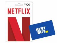 Netflix Gift Card with Best Buy Gift Card