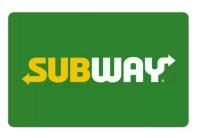 Subway Discounted Gift Cards