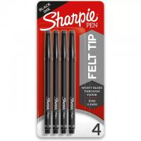 4 Sharpie Fine Point 0.4 mm Felt Tip Pens