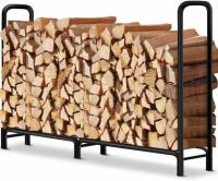 Amagabeli Steel Outdoor Fire Wood Log Rack