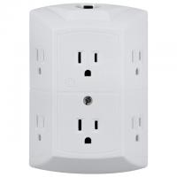 GE 6-Outlet Wall Tap Power Outlet Extender