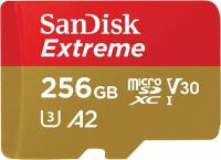 256GB SanDisk Extreme microSDXC UHS-I Memory Card