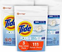 Tide Pods Laundry Detergent Soap Pods 111 Count