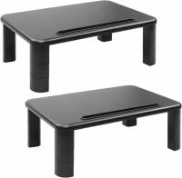 Huanuo 3 Height Adjustable Monitor Stand Riser 2 Pack