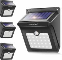 Solar Outdoor Motion Sensor Lights 4 Pack