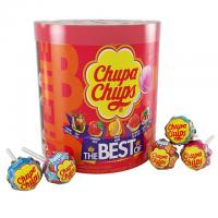 Chupa Chups Candy Lollipops Drum Display 60 Count