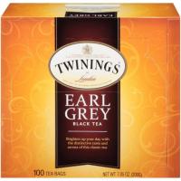 Twinings of London Earl Grey Black Tea Bags 100 Pack