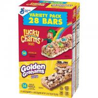 Lucky Charms and Golden Grahams Breakfast Bar Variety Pack