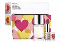 Clinique Happy In Love Fragrance and Lipstick Set