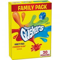 Gushers Fruit Flavored Snacks Variety 20 Pack