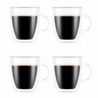 Bodum Bistro Double Wall Thermo Mugs 4 Pack