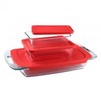 Pyrex Easy Grab Bake and Store Glass Storage Value Set