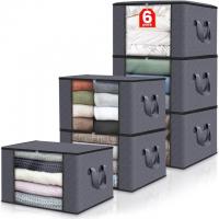 Fab Totes 6 Pack Clothes Storage Organizer