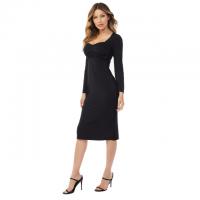 Sofia Jeans by Sofia Vergara Long Sleeve Midi Dress